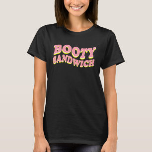 Camiseta Sanduíche de Booty Solteiro de Comédia Vegan Lite,