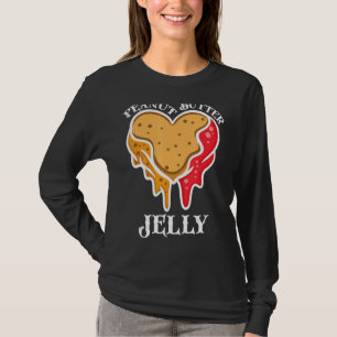 Camiseta Sanduíche de Manteiga de Amendoim Casal Correspond
