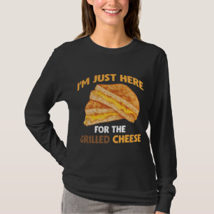 Camiseta Sanduíche de queijo grelhado, Comida engraçada