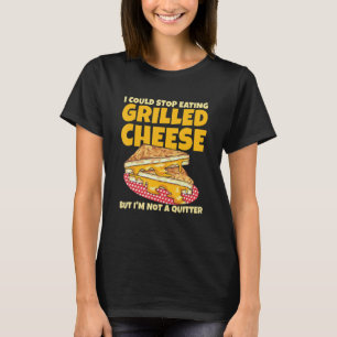 Camiseta Sanduíche de Queijo Grelhado para um Queijo Grelha