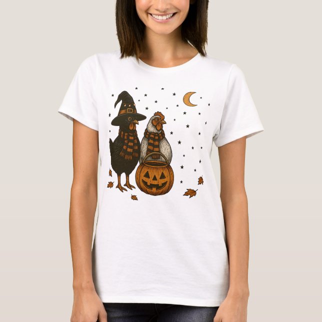 Camiseta sanduíche feliz (Frente)