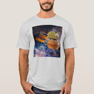 Camiseta Sanduíche Rocket da equitação do Taco do gato
