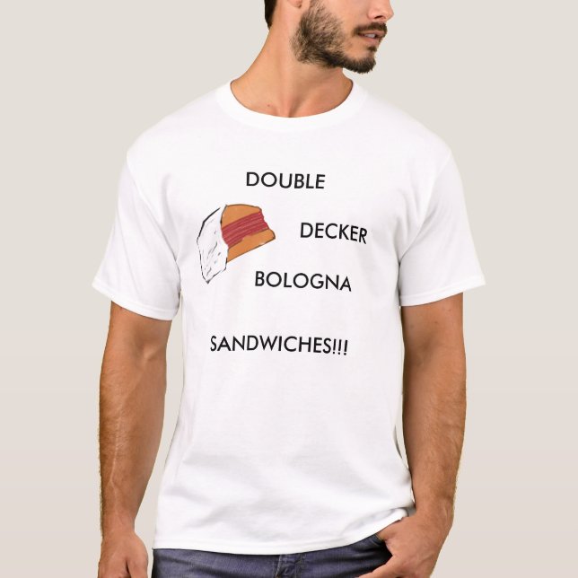 CAMISETA SANDUÍCHES DA BOLONHA DO AUTOCARRO DE DOIS (Frente)