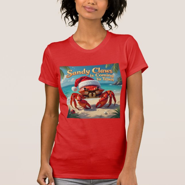 Camiseta Sandy claws came to town (Frente)