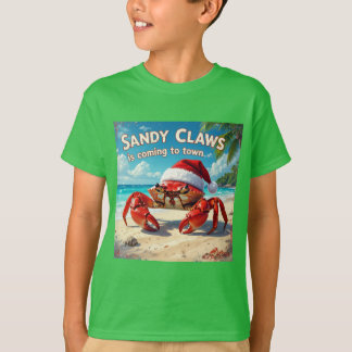 Camiseta Sandy claws is coming to town