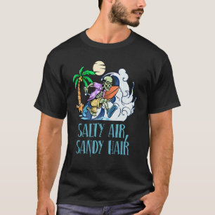 Camiseta Sandy Hair Beach Sandy Sandy Férias de Verão