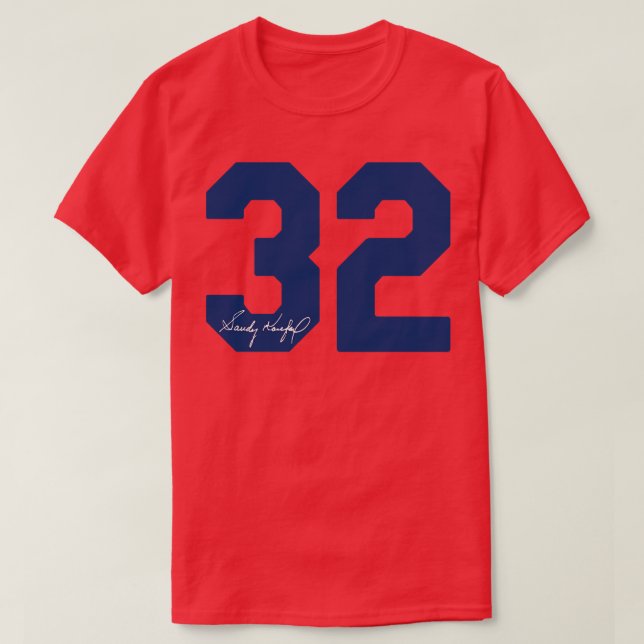 Camiseta Sandy Koufax 32 TShirt (Frente do Design)