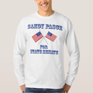 Camiseta Sandy Pasch para o senado estadual