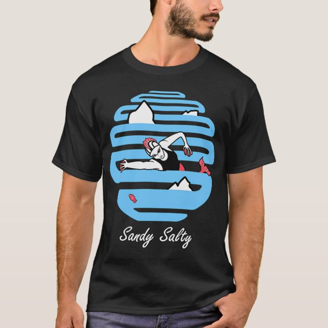Camiseta Sandy Salty - Sereia (Frente)