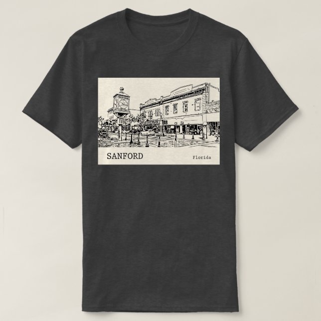 Camiseta Sanford Florida TShirt 1 (Frente do Design)