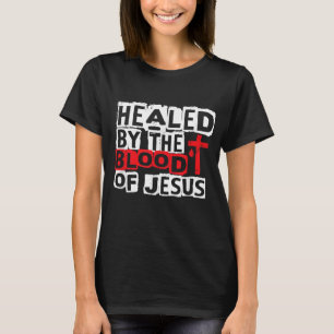 Camiseta Sangrado pelo Sangue de Jesus - Cruz Cristã Fai