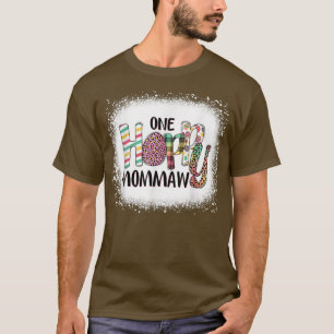 Camiseta Sangrado Um Mommaw Hoppy Leopard Bunny Easter Ovo