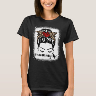 Camiseta Sangramento Mamãe Vida Mensal Freio Leopardo Mãe I