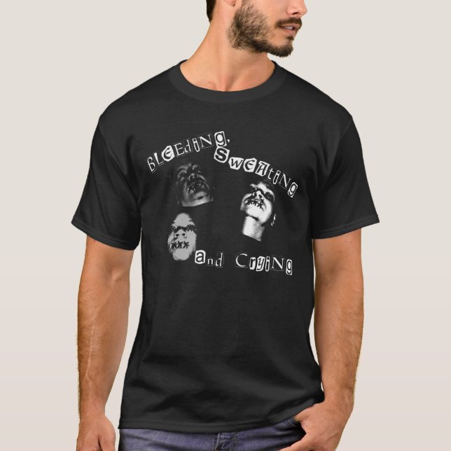 Camiseta Sangramento, suando e grito (Frente)