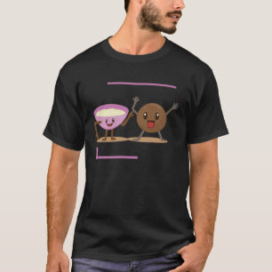 Camiseta Sangrenta Levantine Comida Falafel dança com Hummu