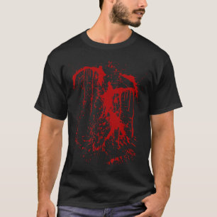 Camiseta Sangrento Fosse de Halloween Fosse Splatter Inju