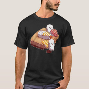 Camiseta Sangrento Sushi Japonês Foodie Cuisine