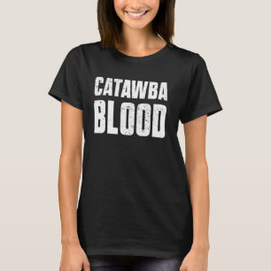 Camiseta Sangue Catawba Povos Indígenas Nativo Americano I