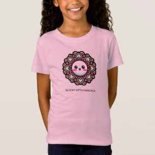 Camiseta Sangue com Design de Flor Mandala