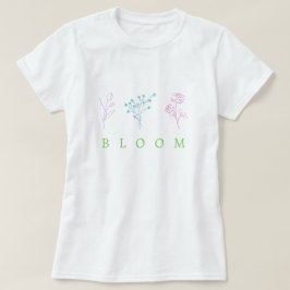 Camiseta Sangue com flores minúsculas