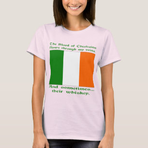 Camiseta Sangue de Chefes Corre Veias Algumas Vezes Uísque