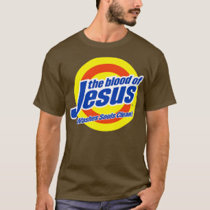 Camiseta Sangue de Jesus Cristo Engraçado Cristo de Fé Boni