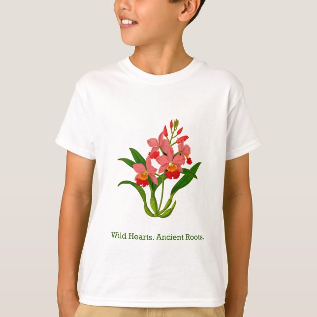 Camiseta Sangue de Orquídea Selvagem (Frente)