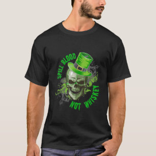 Camiseta Sangue Do derramar Não Sussurro Dia de São Patr