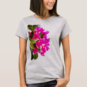 Camiseta Sangue Floral Rosa
