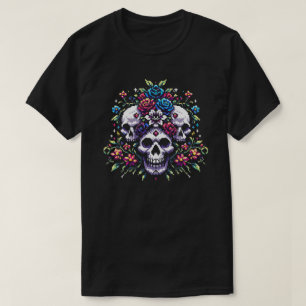 Camiseta Sangue Gótico - Arte em Pixel Crônica Mística
