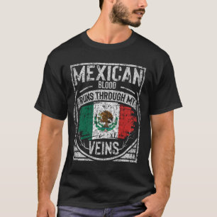Camiseta Sangue Mexicano Passa Pelas Minhas Veias