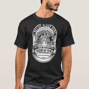 Camiseta Sangue Nativo Passa Pelas Minhas Veias