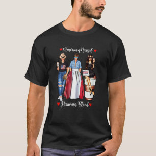 Camiseta Sangue Peruano Levantado Americano Feminino Bandei