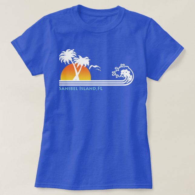 Camiseta Sanibel Island FL (Frente do Design)