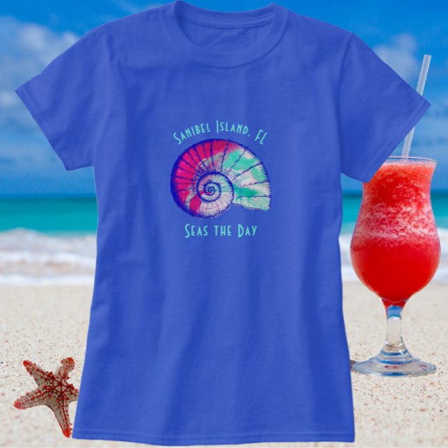 Camiseta Sanibel Island Florida Bonito Seashell T-Shirt (Criador carregado)