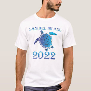Camiseta Sanibel Island Florida Spring Break 2022 Sea Turtl