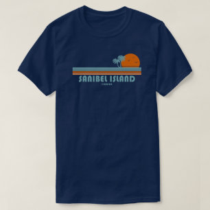 Camiseta Sanibel Island Florida Sun Palm Trees