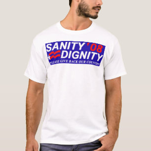 Camiseta Sanidade/dignidade '08
