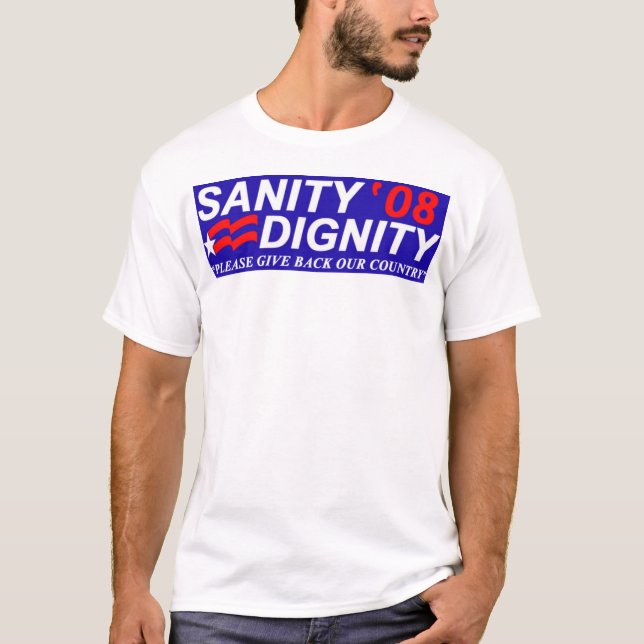 Camiseta Sanidade/dignidade '08 (Frente)