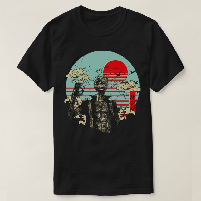 Camiseta Sanji Vinsmoke (Frente do Design)