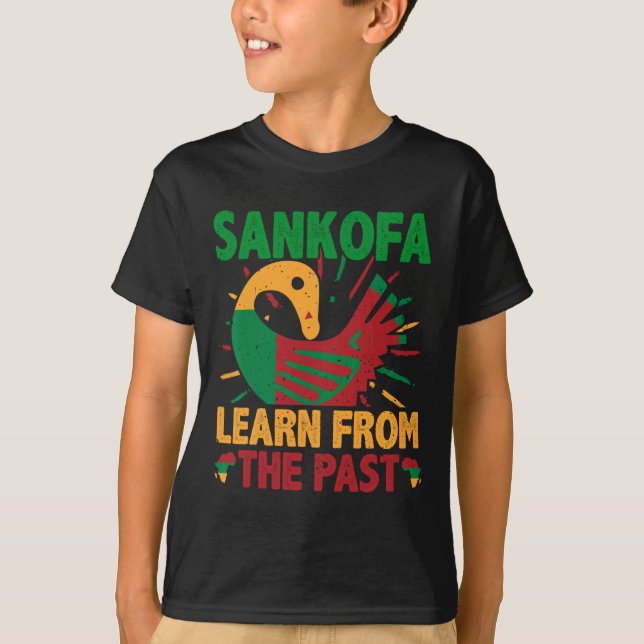 Camiseta Sankofa Symbol And Adinkra Ghana For Black History (Frente)