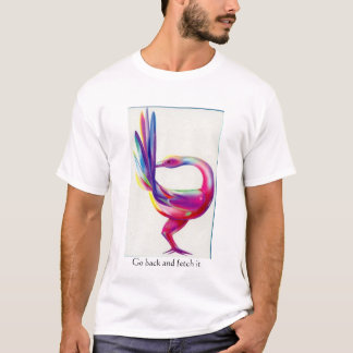Camiseta Sankofa, vai para trás e busca-o
