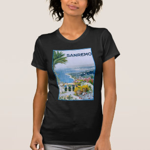 Camiseta Sanremo, Itália Meninas Petite T-Shirt