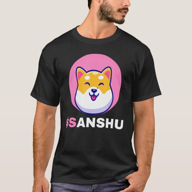 Camiseta Sanshu Sanshu Inu Coin Cryptocurrency Crypto (Frente)