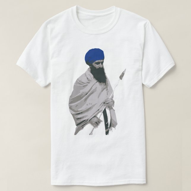 Camiseta Sant Jarnail Singh Bhindranwale Clas (Frente do Design)
