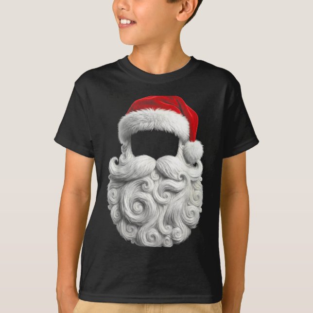 Camiseta Santa 67 6 7 Six Seven Beard Cool Realistic  (Frente)