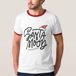 Camiseta SANTA AMBIENTE Divertida Tendência Natal Masculino