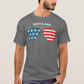 Camiseta Santa Ana California CA US Cities America 4th of J