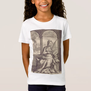 Camiseta Santa Anastácia a Libertadora Arte Preto e Branco