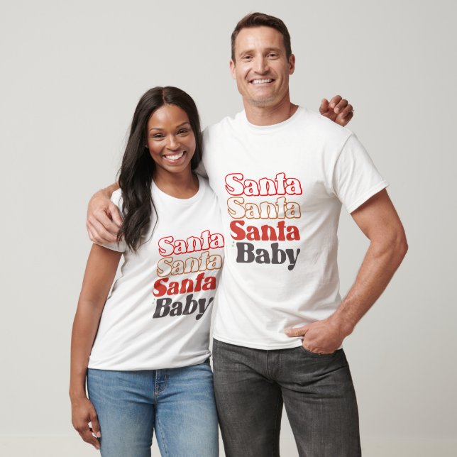 Camiseta Santa Baby - Natal (Unissex)